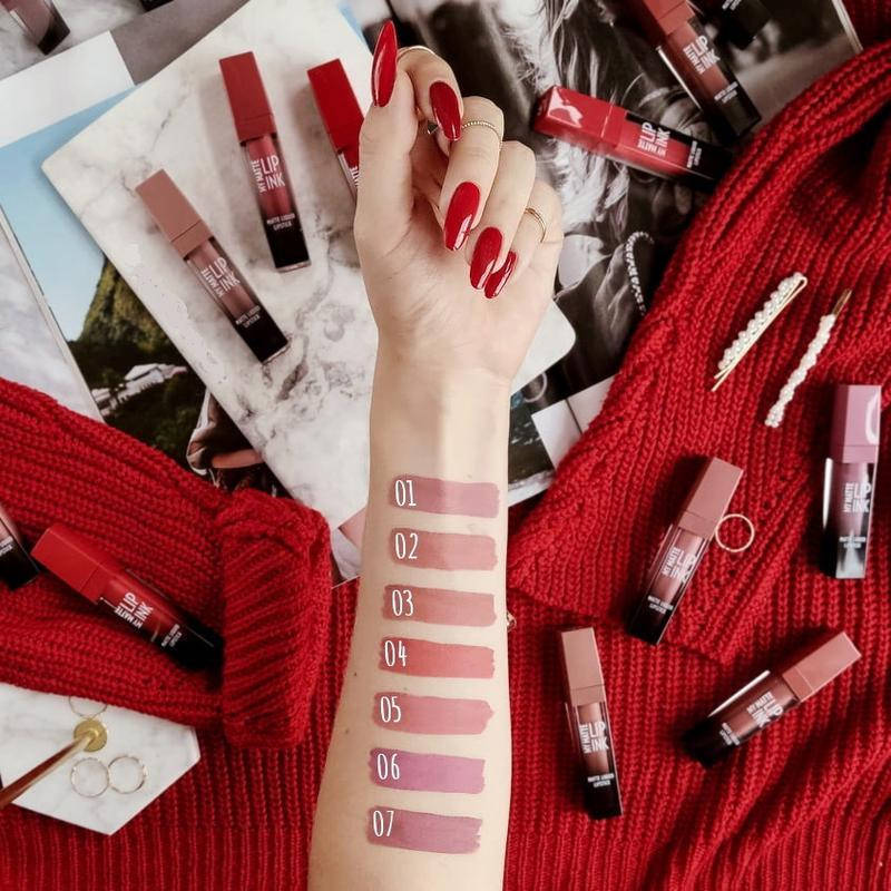 

Жидкая матовая стойкая губная помада My Matte Lip Ink