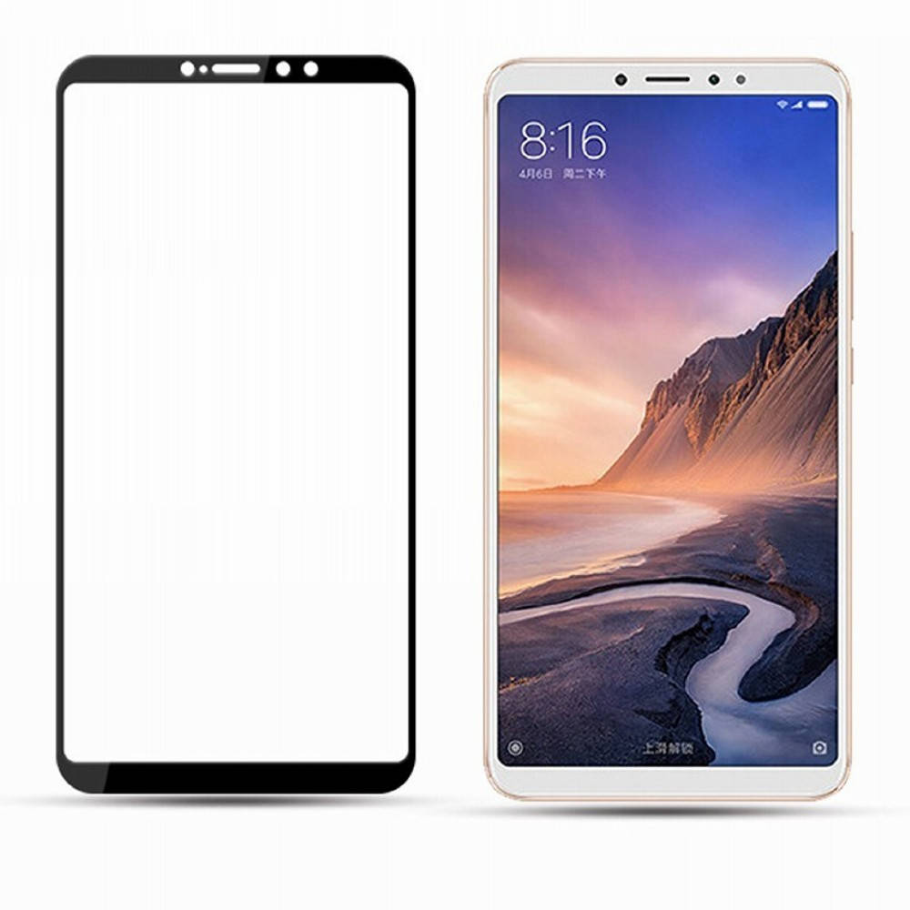 

5D стекло Xiaomi Mi Max 3 (Защитное Full Glue) Черный