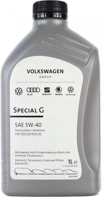 

Олива моторна VAG Special G 5W-40, 1л. 50200/50500