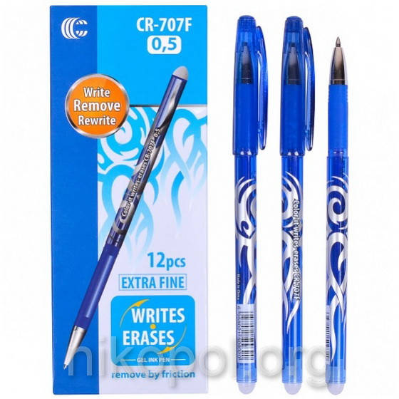 

Ручка "пиши-стирай" "С" синяя (CR-707F)