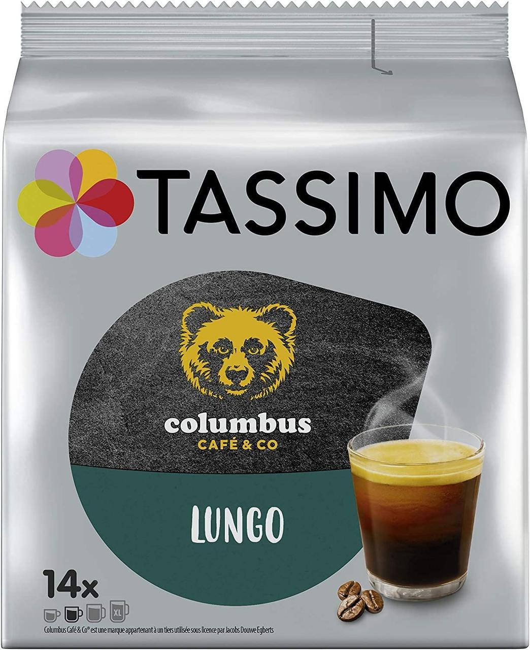 

Кофе в капсулах Тассимо - Tassimo Columbus Lungo (14 порций)