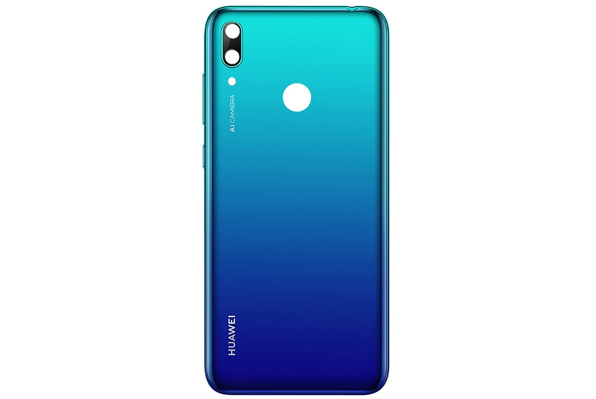 

Задняя крышка Huawei Y7 2019 DUB-LX1/Y7 Prime 2019 DUB-LX3, синяя, Aurora Blue, оригинал (Китай) + стекло каме, Синий