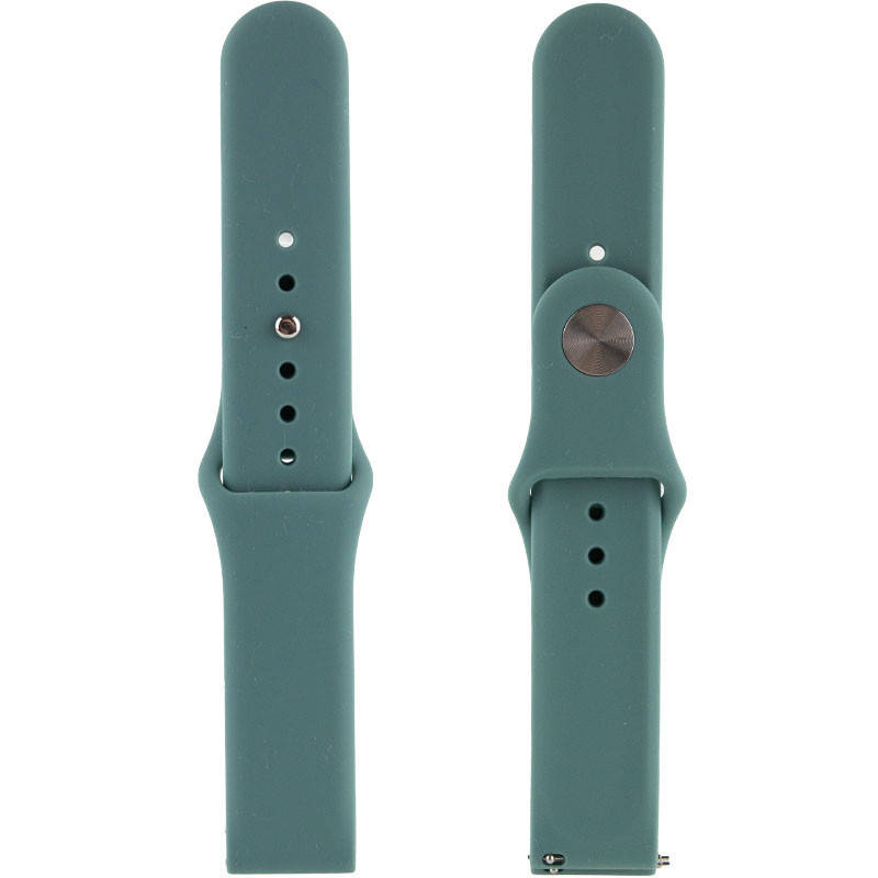 

Силиконовый Ремешок для Xiaomi Amazfit/Samsung 20 mm (Зеленый / Pine green)