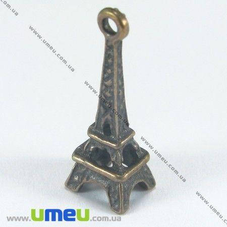 

Подвеска металлическая Эйфелева башня, Медь, 24х8х7 мм, 1 шт (POD-002588)