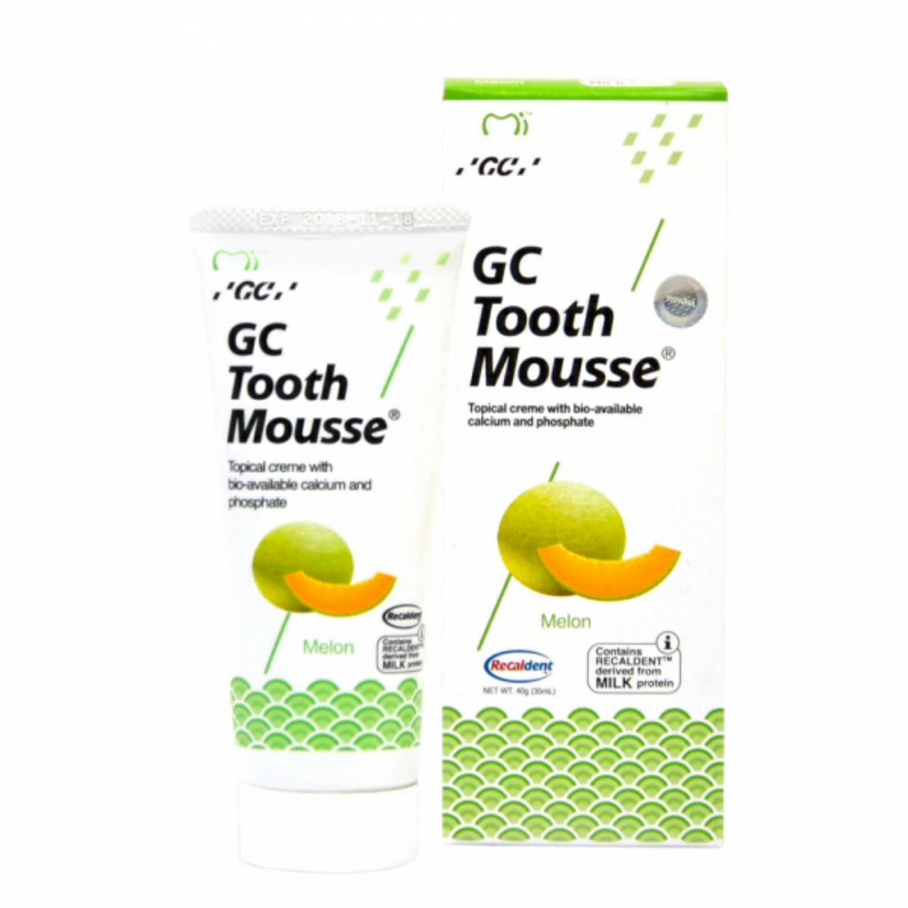 

Крем для зубов GC Tooth Mousse Melon, 35 мл