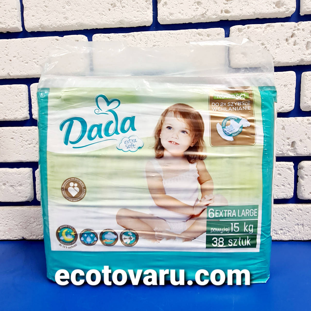 

Подгузники DADA extra soft 6 (15+кг) 38шт