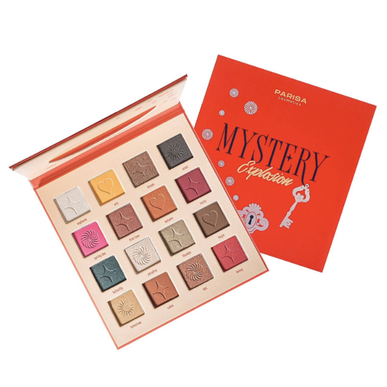 

Палетка теней для век, 16 оттенков Parisa Cosmetics Mystery Explosion 03