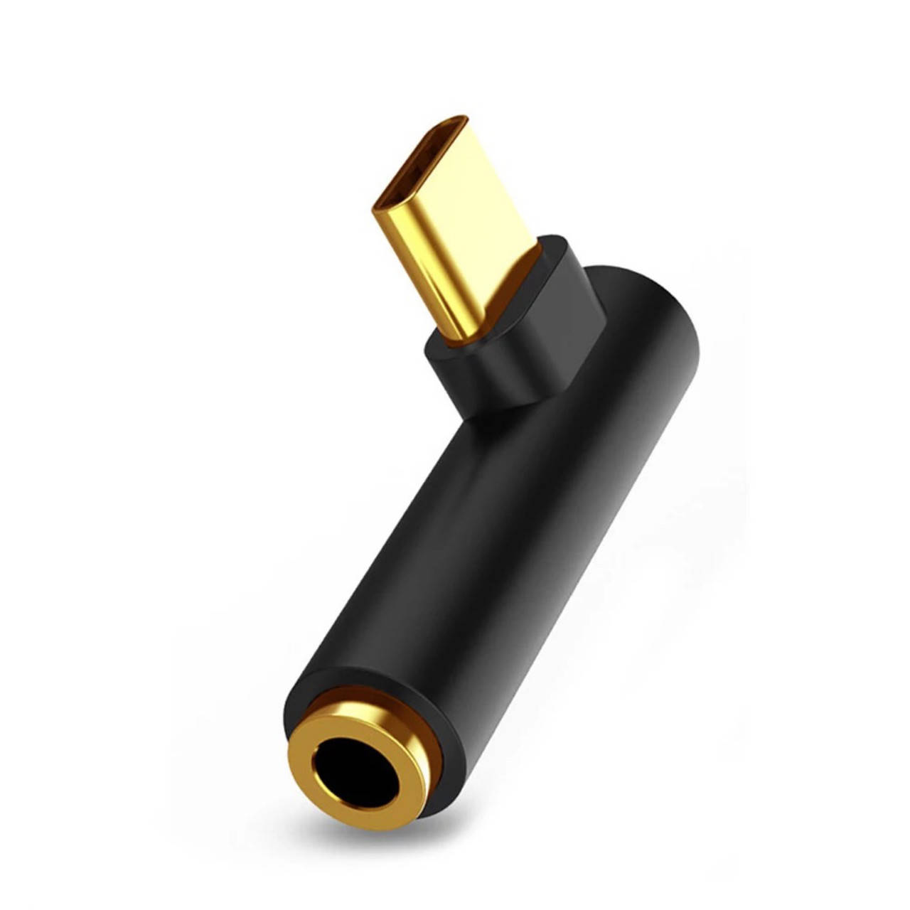 

Переходник USB-C Type C в 3.5mm Jack AUX Audio адаптер для прослушивания музыки в черном цвете