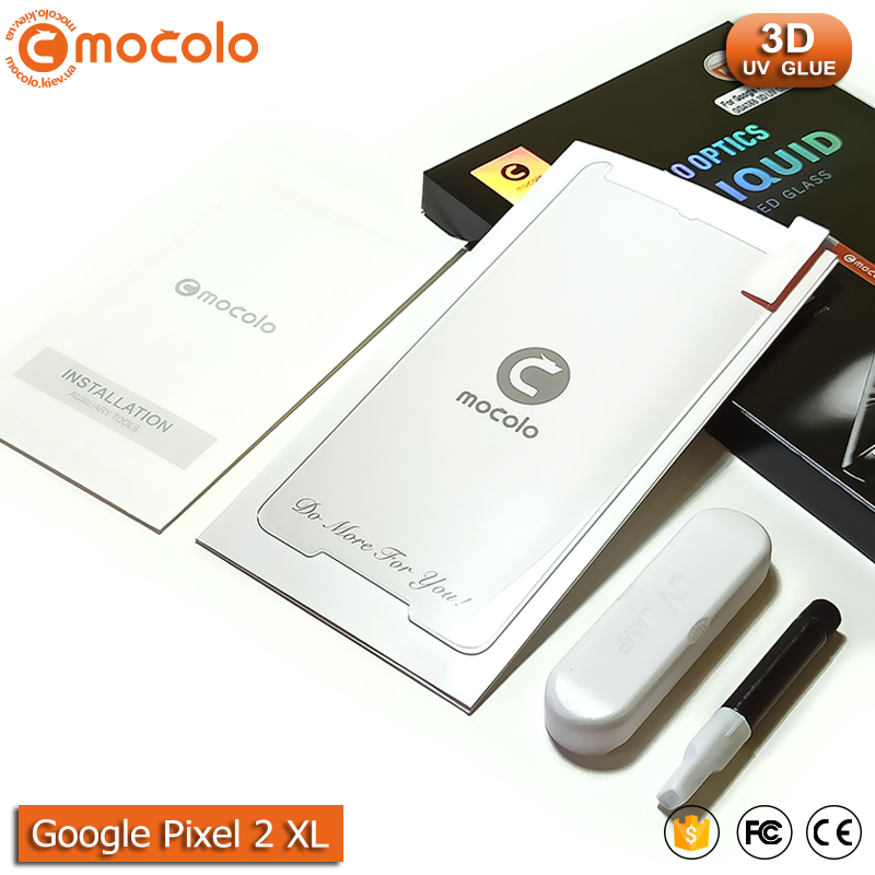 

Защитное стекло Mocolo Google Pixel 2 XL Nano Optics UV Liquid Tempered Glass 3D (Clear), Прозрачный