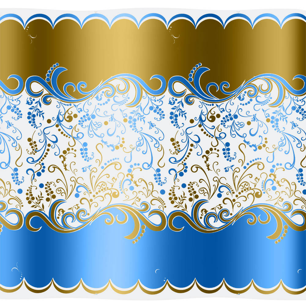 

Пленка тонированная "Фантазия " металлизированная золотисто-голубая 60 см 200 гр