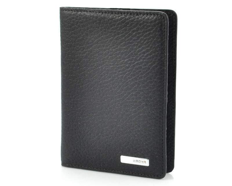 

Кожаная обложка для паспорта Karya 093-45 (Турция), Черный