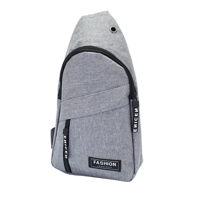 

Сумка месенждер Lesko TT-0183-2 Gray через плечо мужская, Серый