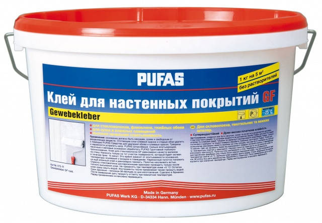 

Клей для настінних покриттів Pufas GF 10 кг