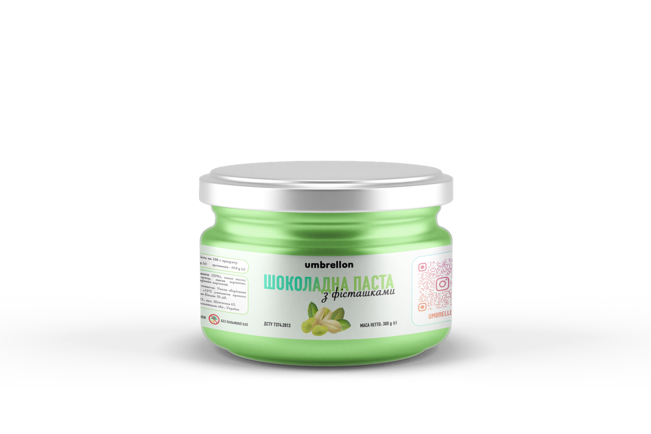 

Шоколадная паста с фисташками, 300 г