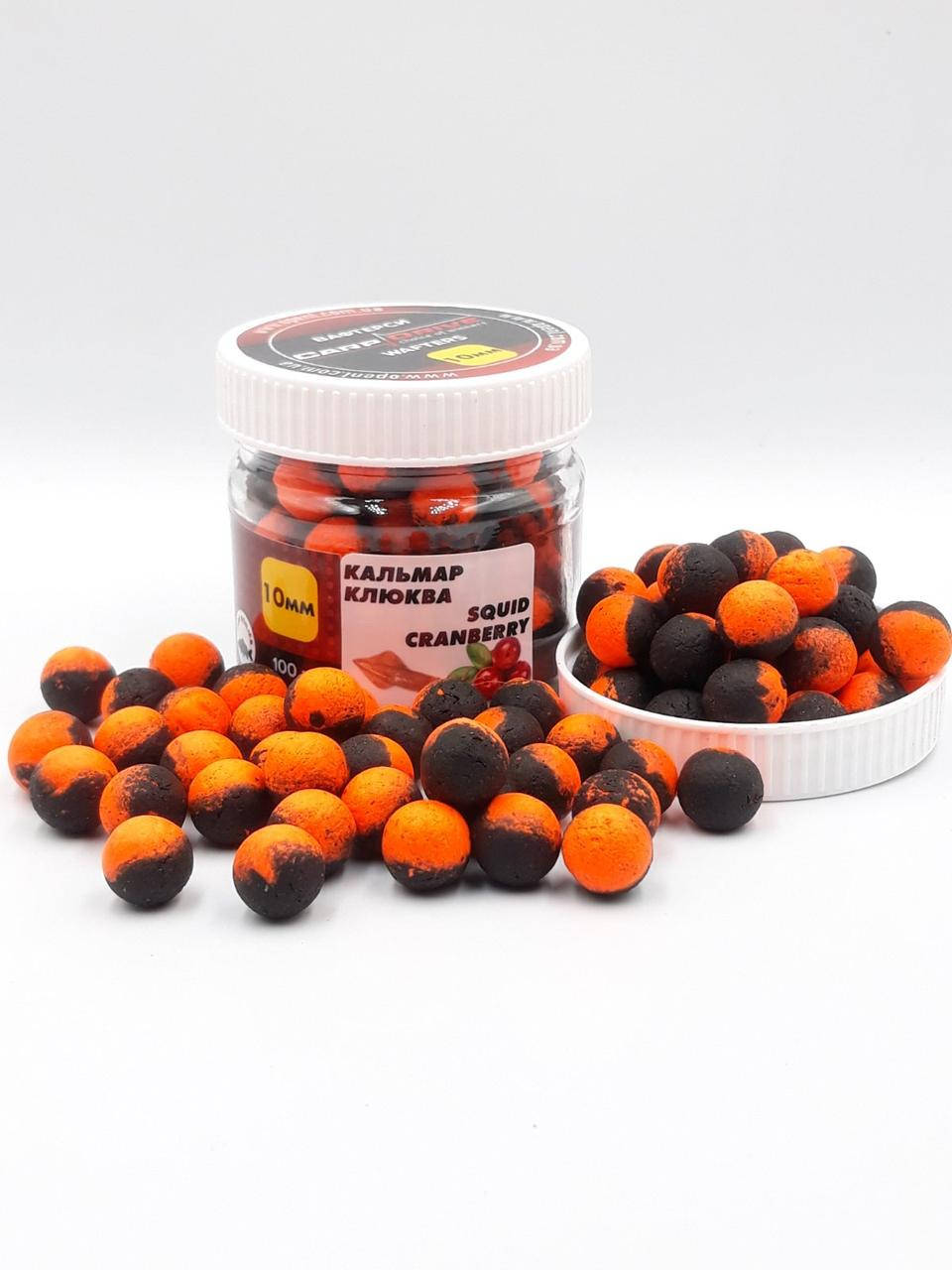 

Бойл сбалансированной плавучести, Вафтерсы Кальмар - Клюква (Squid - Cranberry) 14 мм Carp Drive