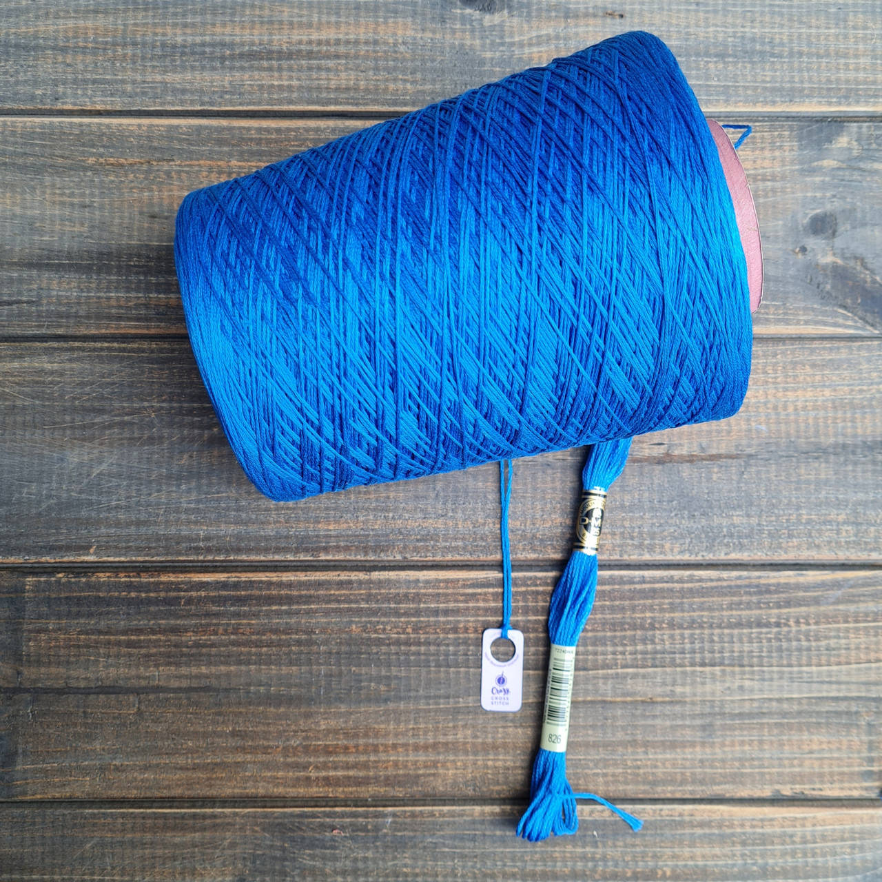 

Мулине DMC 826 Medium sea blue на метраж, Коричневый