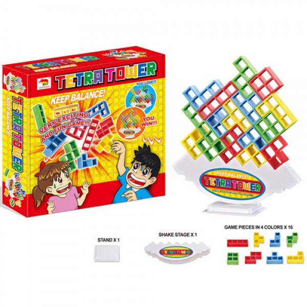 

Детская настольная игра Тетрис Tetra Tower Metr+ 06