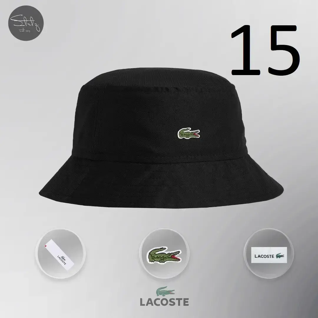 

Новенькая Мужская Панама Lacoste Летняя Черная Пляжные Панамки Мужские Лакосте