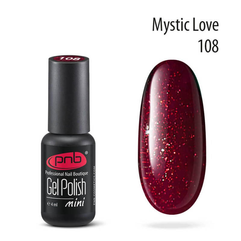 

Гель-лак PNB Gel nail polish mini №108 mystic love 4 мл (14999Qu)