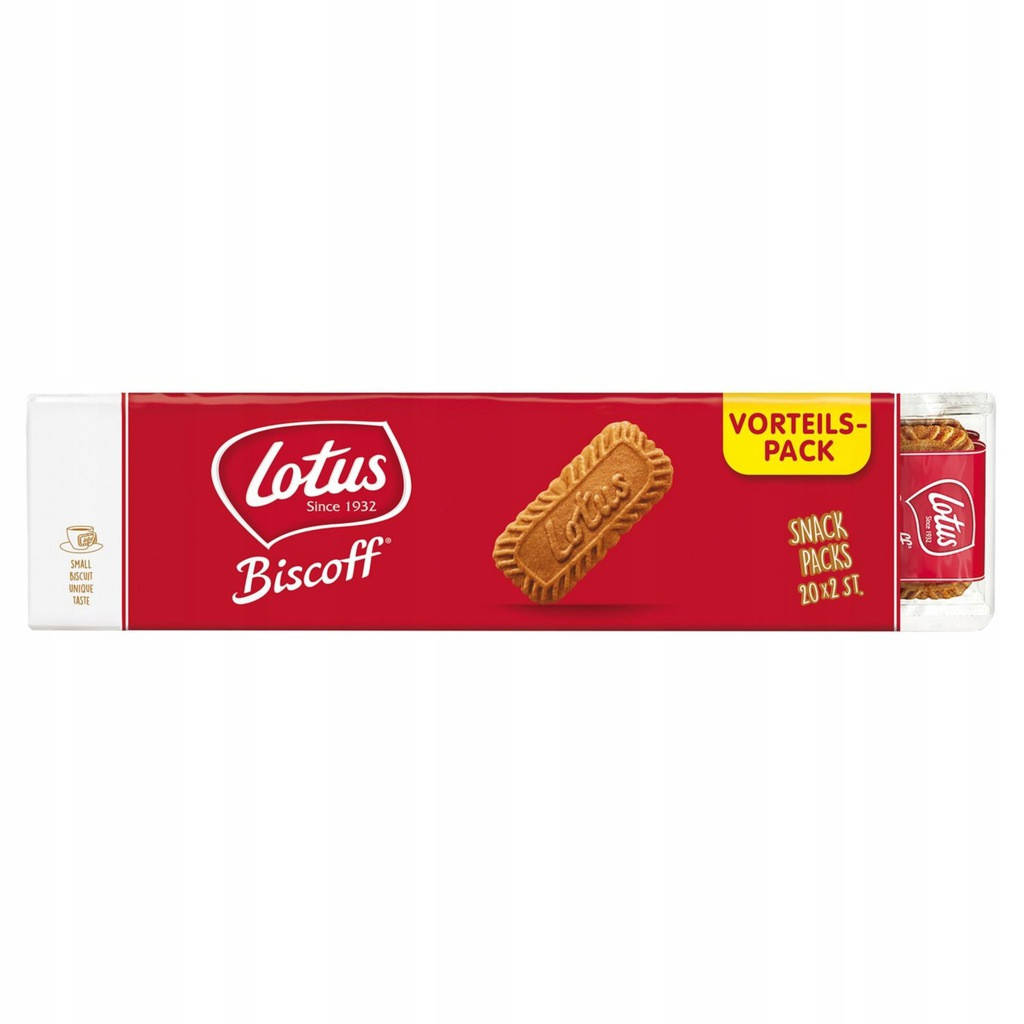 

Печенье Lotus Biscoff Vorteils-Packs (20x2 st) 310g