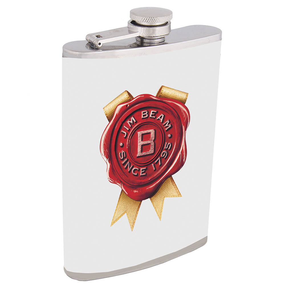 

Фляга модная из нержавеющей стали "Джим бим", Разные цвета
