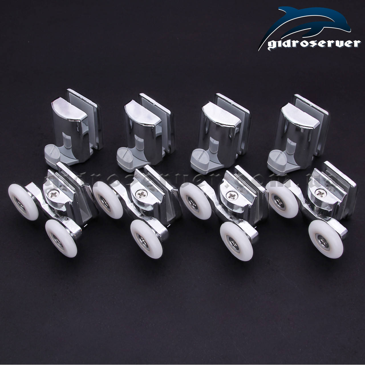 

Комплект роликов и крючков для гидробокса, душевой кабинки В-08В+К-02.