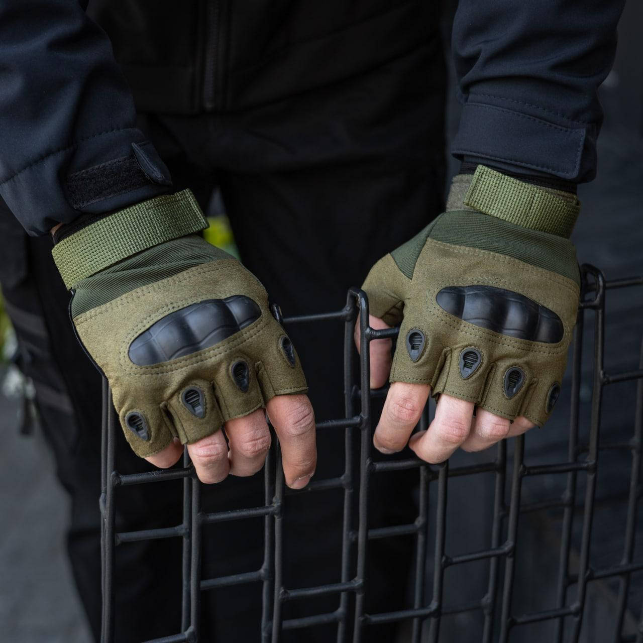 

Тактические перчатки мужские хаки олива тактичні рукавиці