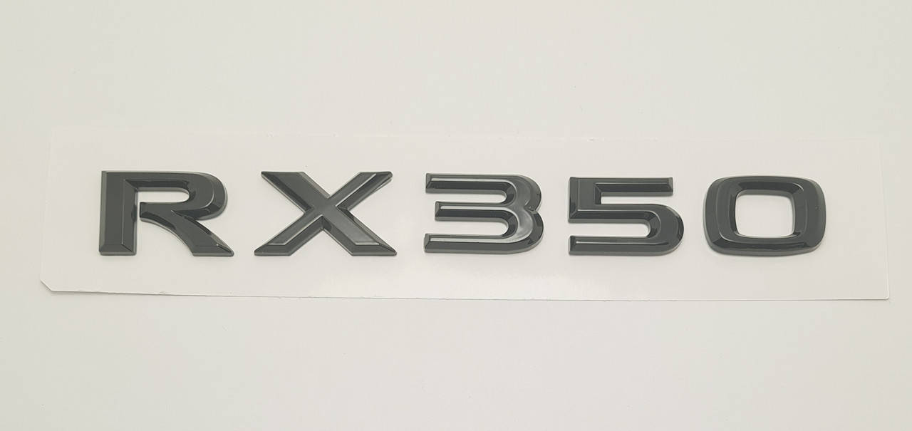 

Эмблема надпись багажника Lexus RX350 чёрная