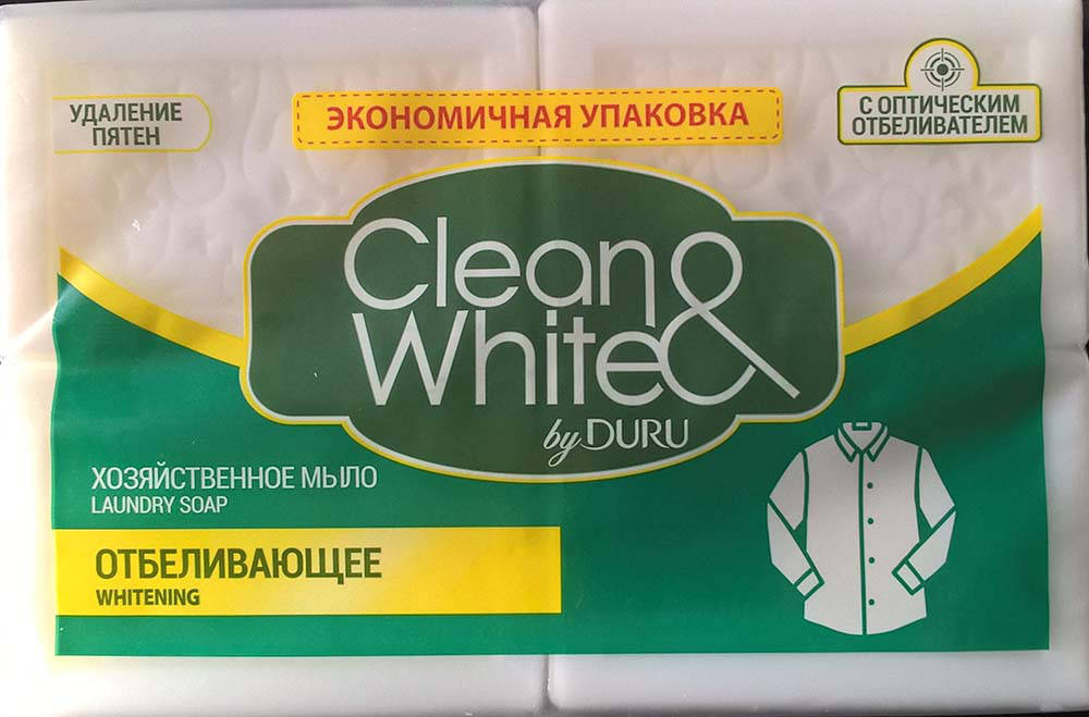 

Мило господарське Duru CLEAN&WHITE 4*125гр відбілююче