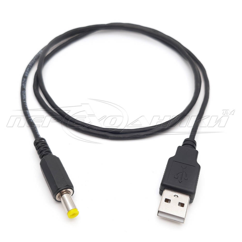 

Кабель питания USB to DC 4.8x1.7 мм 1.0, Черный