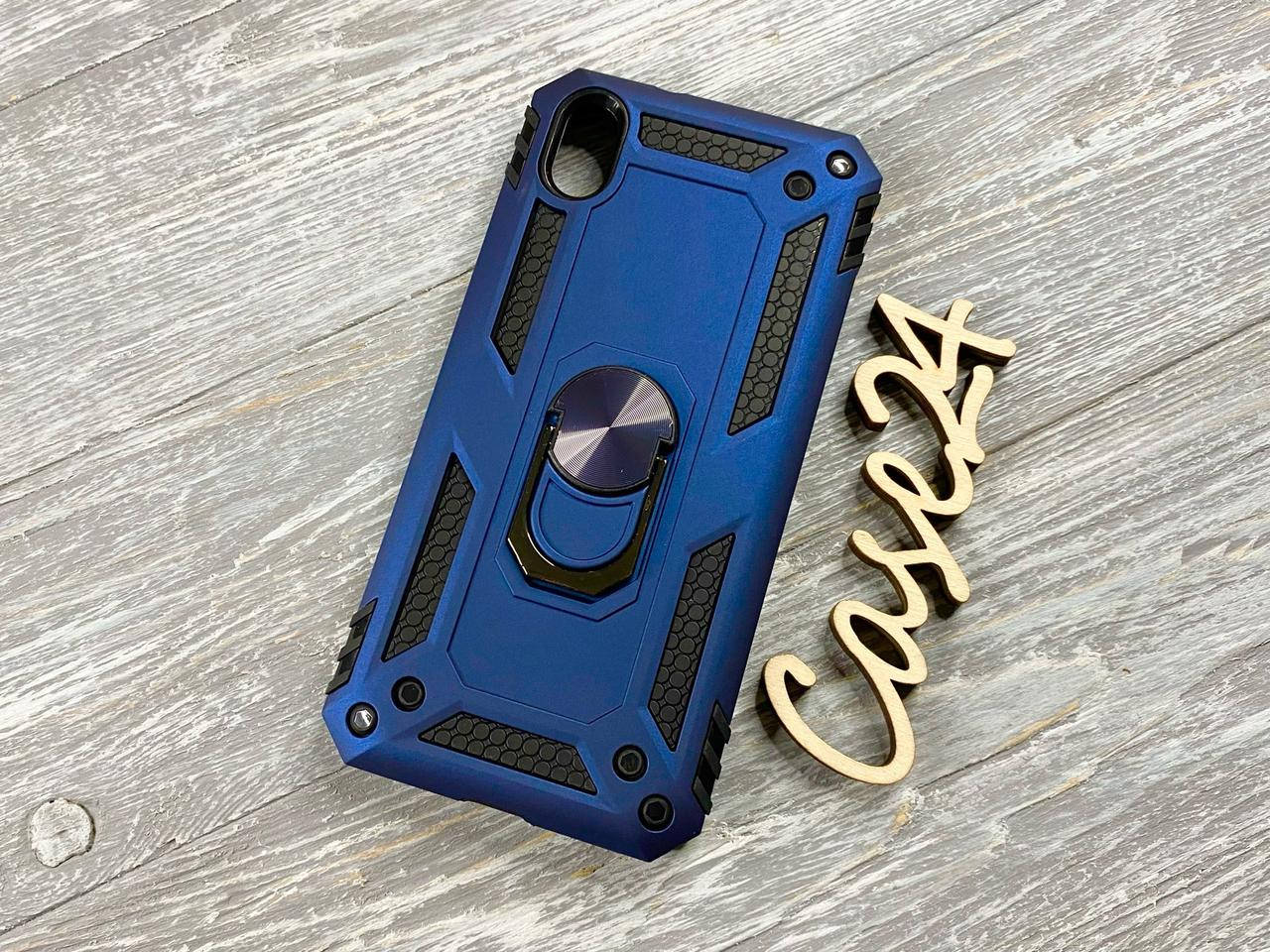 

PC + TPU чехол New armor для Xiaomi Redmi 7A (6 цветов) синий