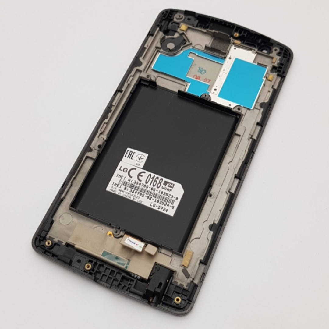 

Дисплей LG G3s D724 модуль черный Сервисный оригинал с разборки