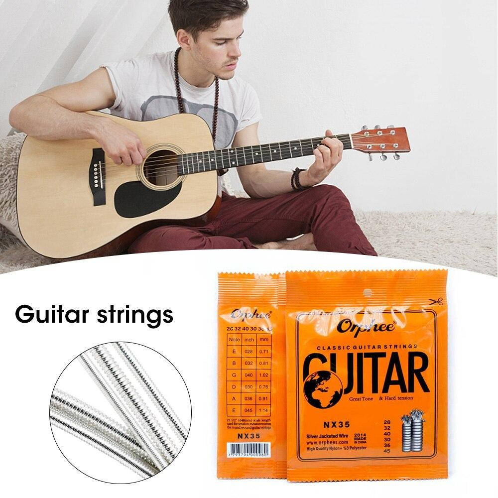 

Нейлоновые струны для гитары Orphee NX35