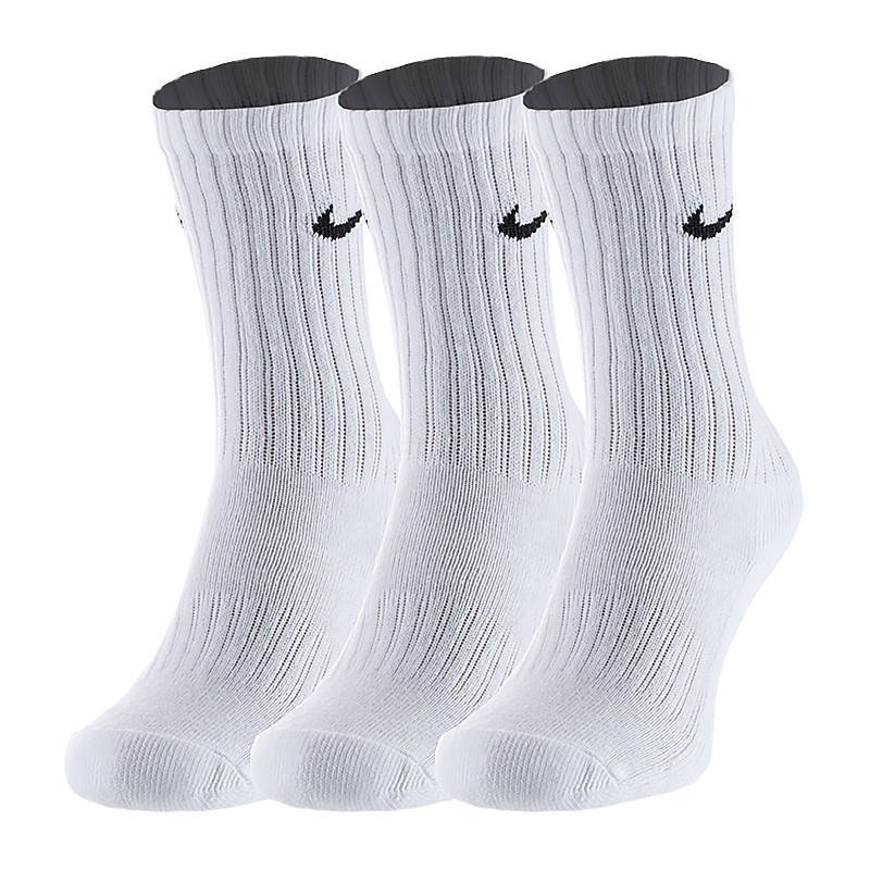 

Хлопковые носки унисекс Найк коплект из трех пар Nike 3PPK VALUE COTTON Оригинал, Белый