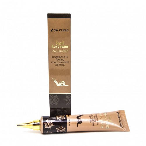 

Антивозрастной крем для век с муцином улитки 3W CLINIC Snail Mucus Eye Cream