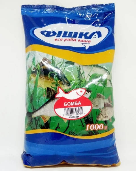 

Прикормка Фишка Бомба 1кг