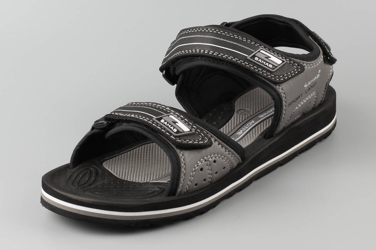 

Сандалии босоножки мужские черные Sahab SH22-028M Сахаб Размеры 42 44 45, Черный