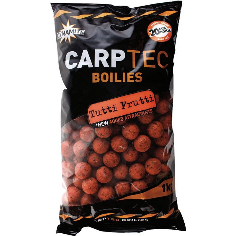 

Бойлы тонущие Dynamite Baits Carp-Tec Tutti Frutti 20мм 1кг