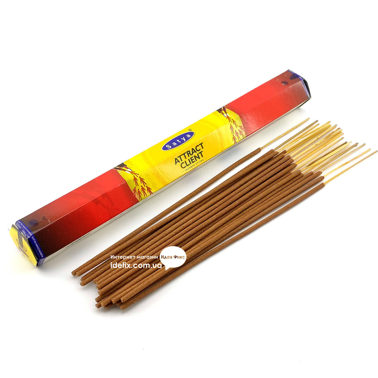 

Благовоние Attract Client Satya 20шт/уп. Аромапалочки Привлечение Клиентов (34226)