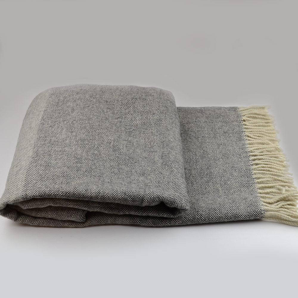 

Покривало плед шерстяной 130х180см 350г/м2 19P-13-grey (Серый)