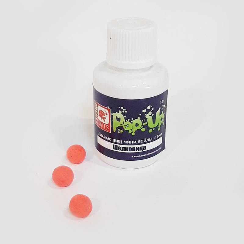 

Бойлы плавающие Шелковица 8мм Rocket Baits 10г