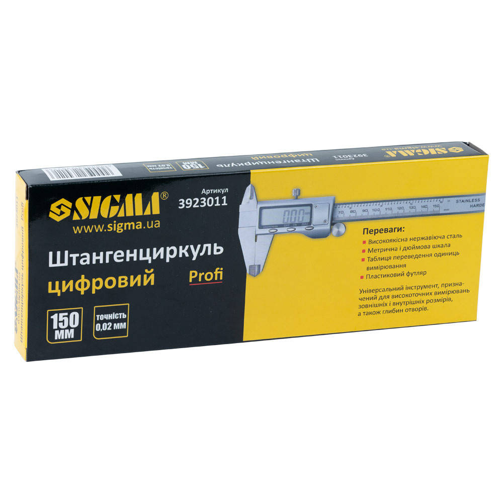 

Штангенциркуль PROFI цифровой SIGMA
