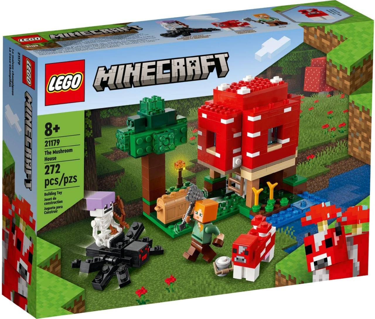 

Lego Minecraft Грибной дом 21179