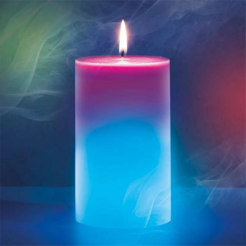 

Свеча восковая "Хамелеон" меняющая цвет - магическая свеча Candled Magic