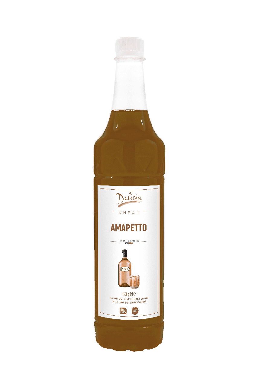 

Сироп Амаретто Delicia 1300 г