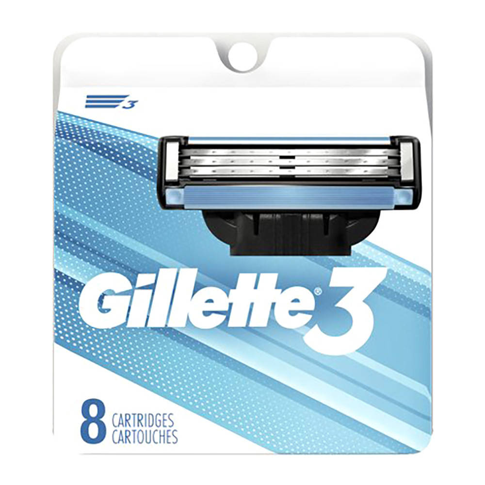 

Сменные картриджи Gillette 3 8 шт (047400661738)