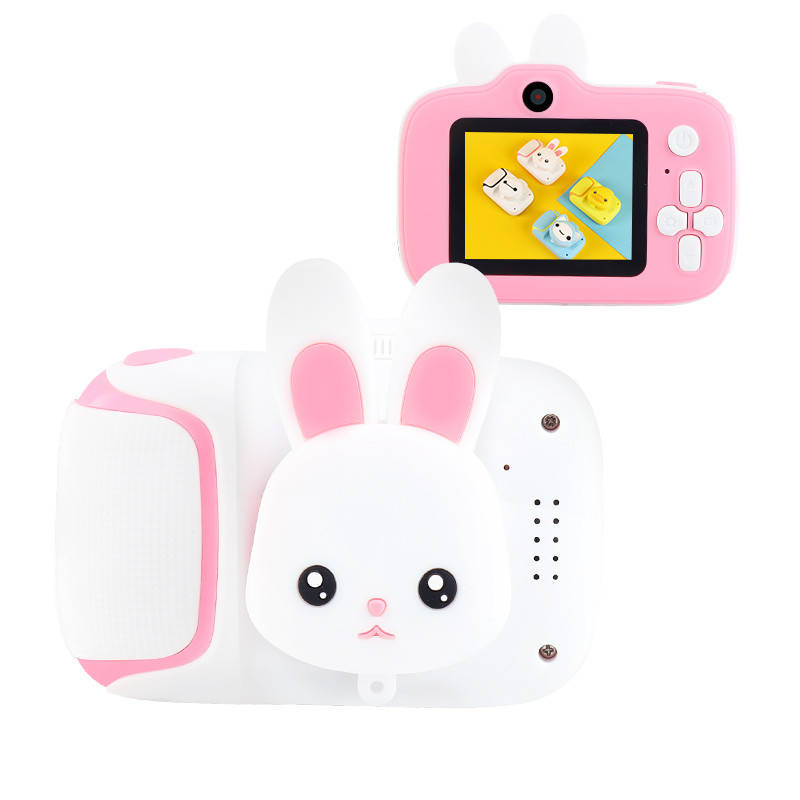 

Детский цифровой фотоаппарат Smart Kids TOY G7 Зайчик Розовый 1 камера 20MP