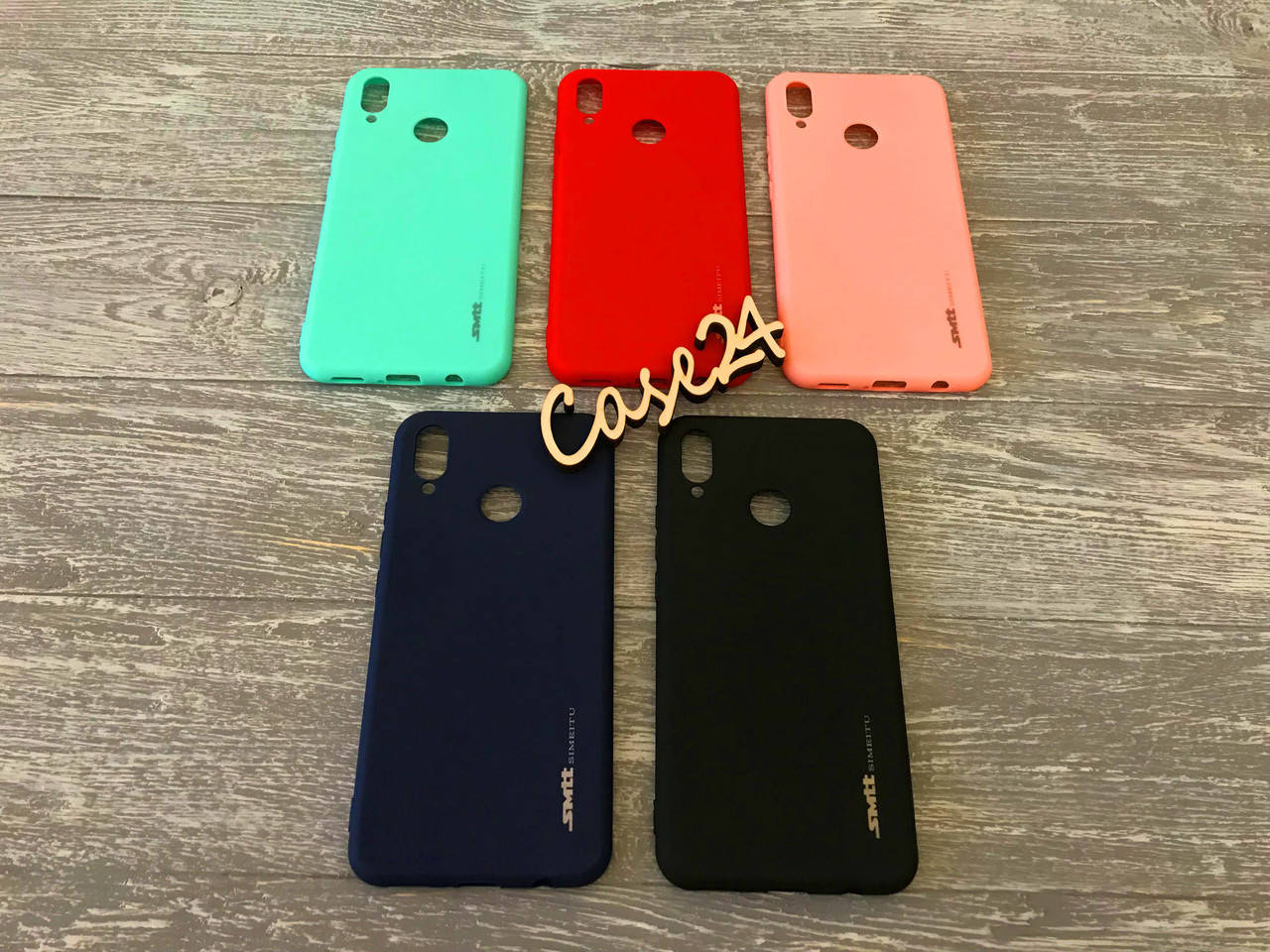 

TPU чехол Smitt накладка бампер для Huawei P Smart Plus (5 цветов), Разные цвета