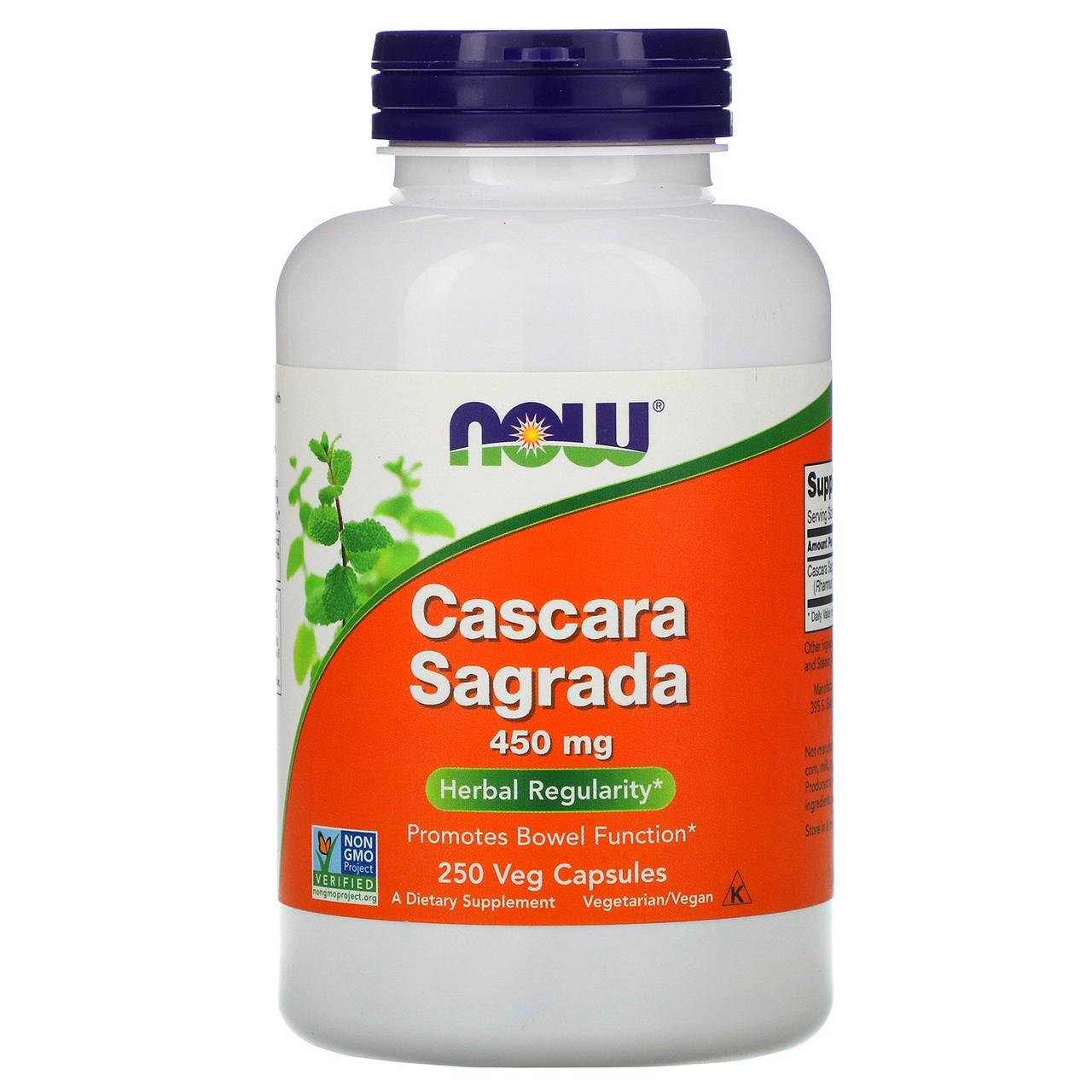 

Now Foods, Cascara Sagrada, 450 мг, 250 шт., официальный сайт, NOW-04623