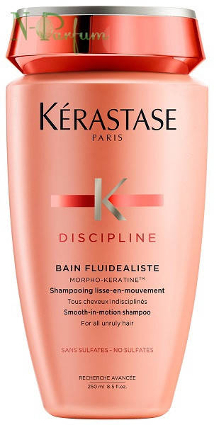 

Бессульфатный шампунь для разглаживания непослушных волос Kerastase Discipline Bain Fluidealiste 250 мл